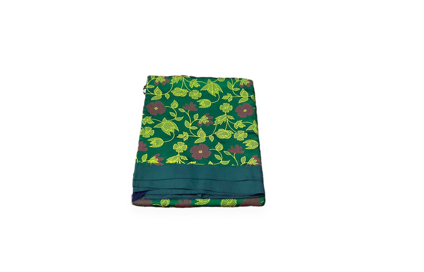Green Colour Mangalagiri Semi Pattu Saree
