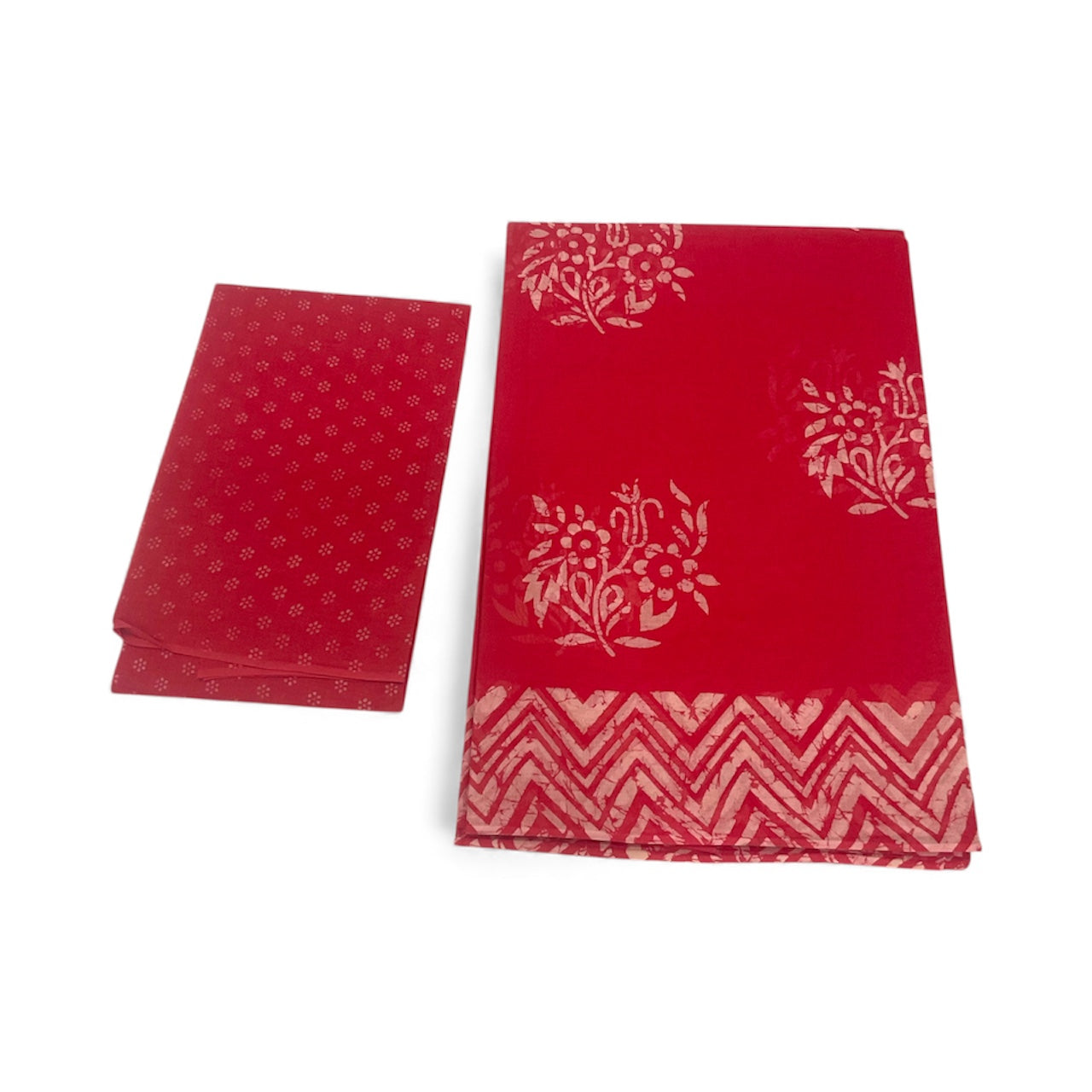 Bright Pink Colour Cotton Saree