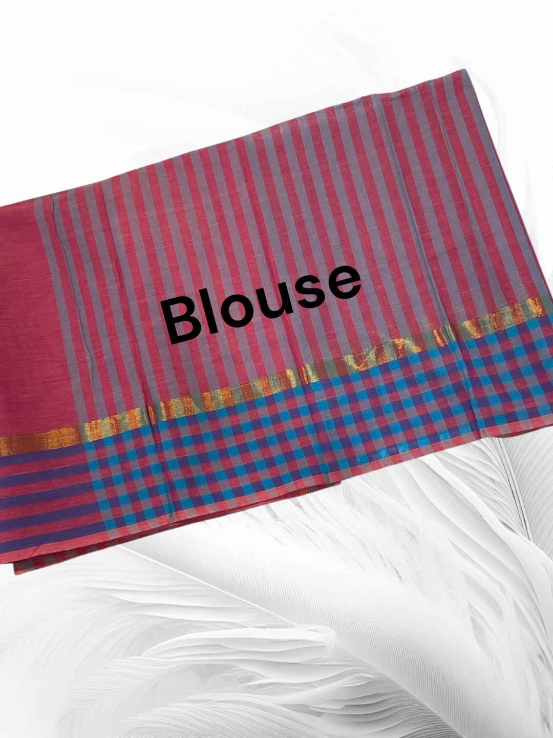 Pink Colour Handloom Cotton Saree