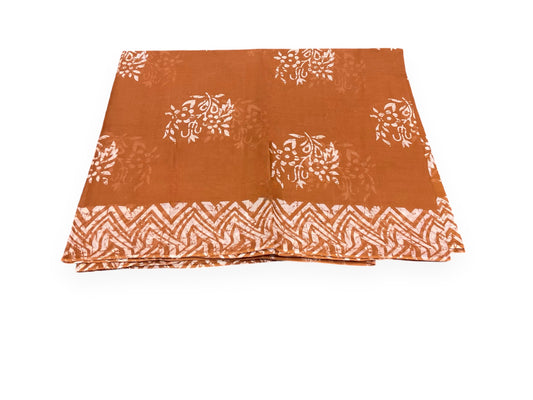 Light Brown Colour Cotton Saree