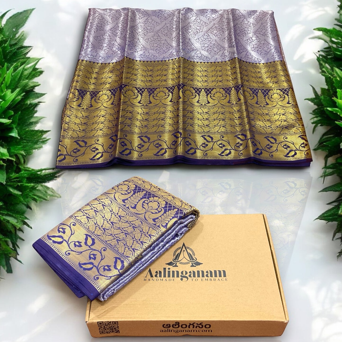 Light Purple Colour Soft Fancy Saree