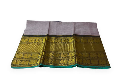 Pastel Pink Colour Handloom Cotton Saree