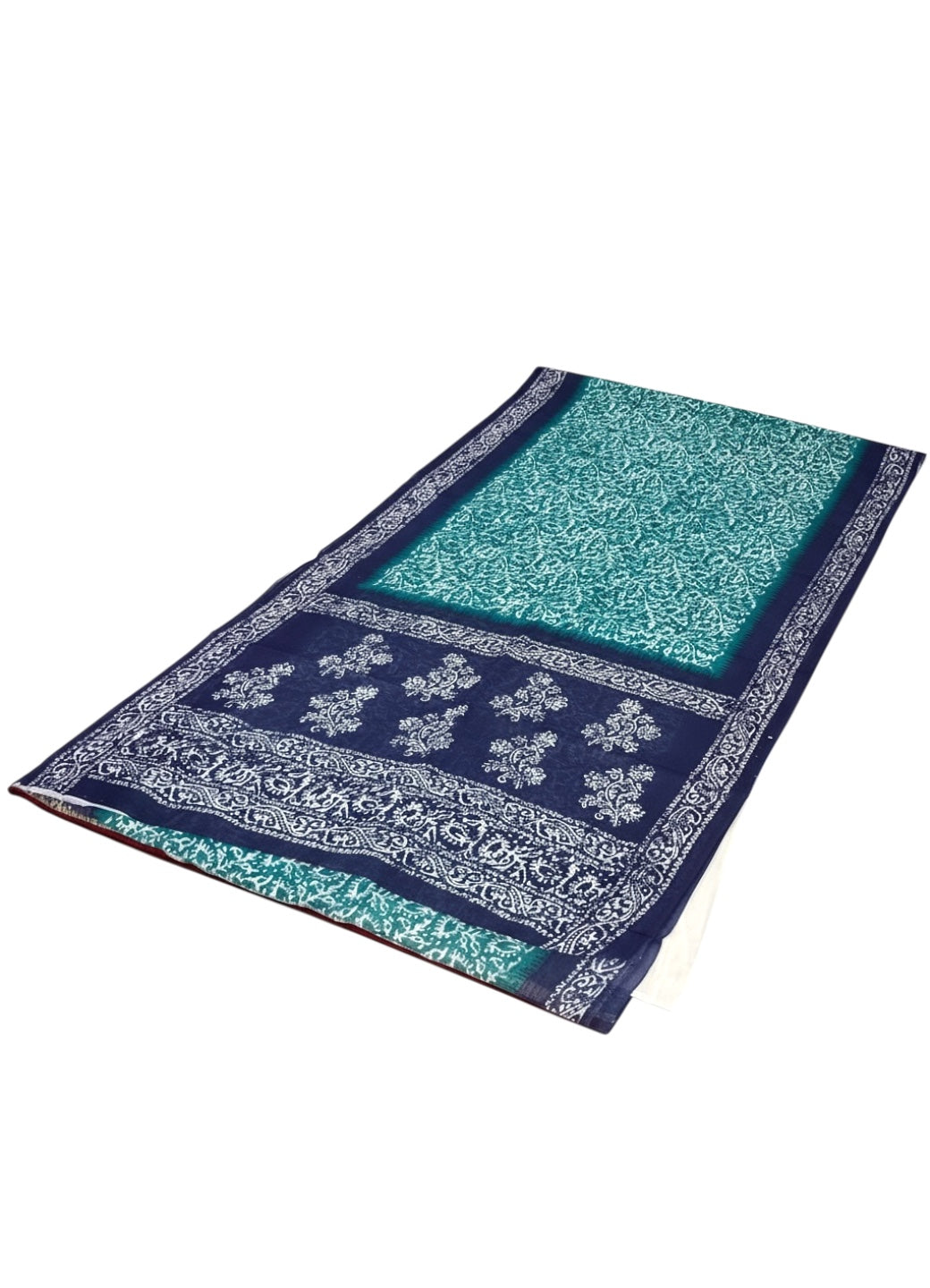 New Floral Print Cotton Saree for Women