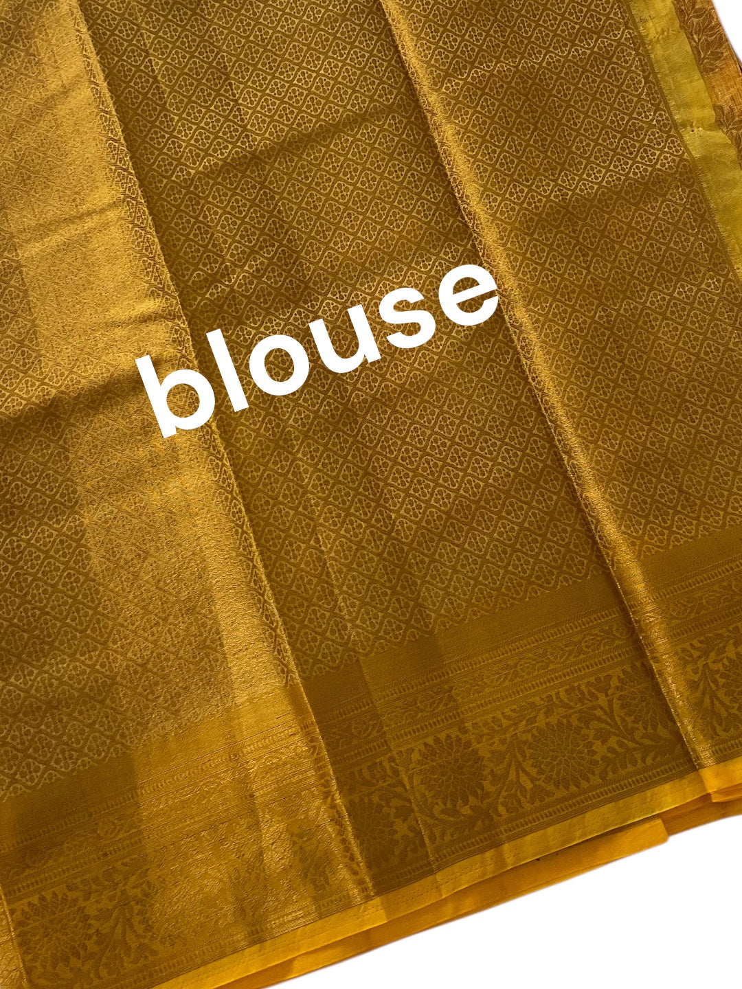 Yellow Colour Banarasi Tissue Saree
