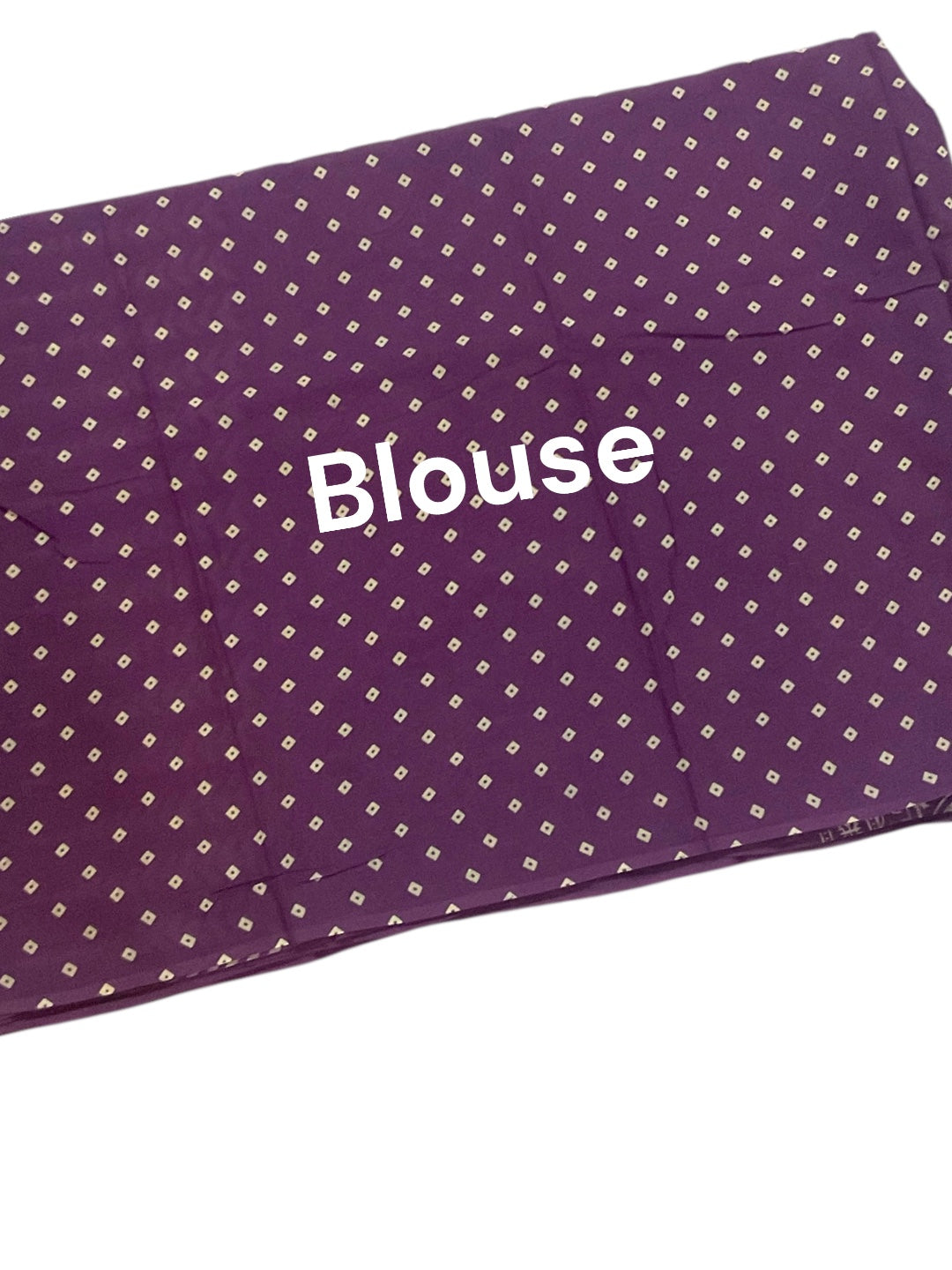 Purple Colour Floral Printed Soft Cotton Saree with Blouse