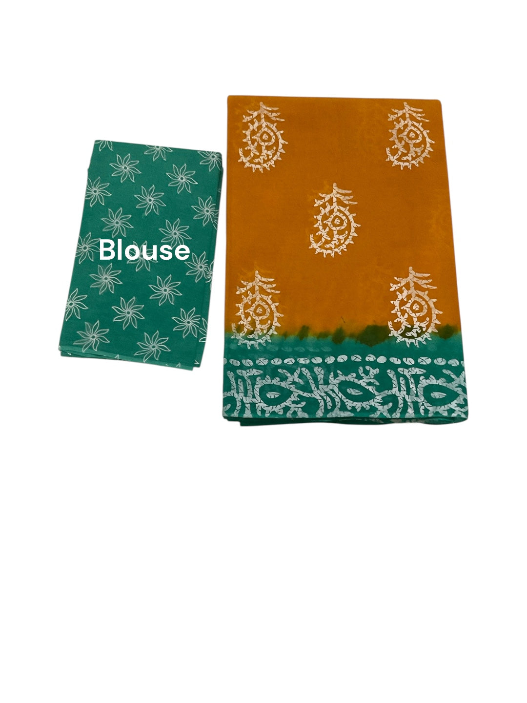 Stylish Mustard yellow saree in pure cotton fabric