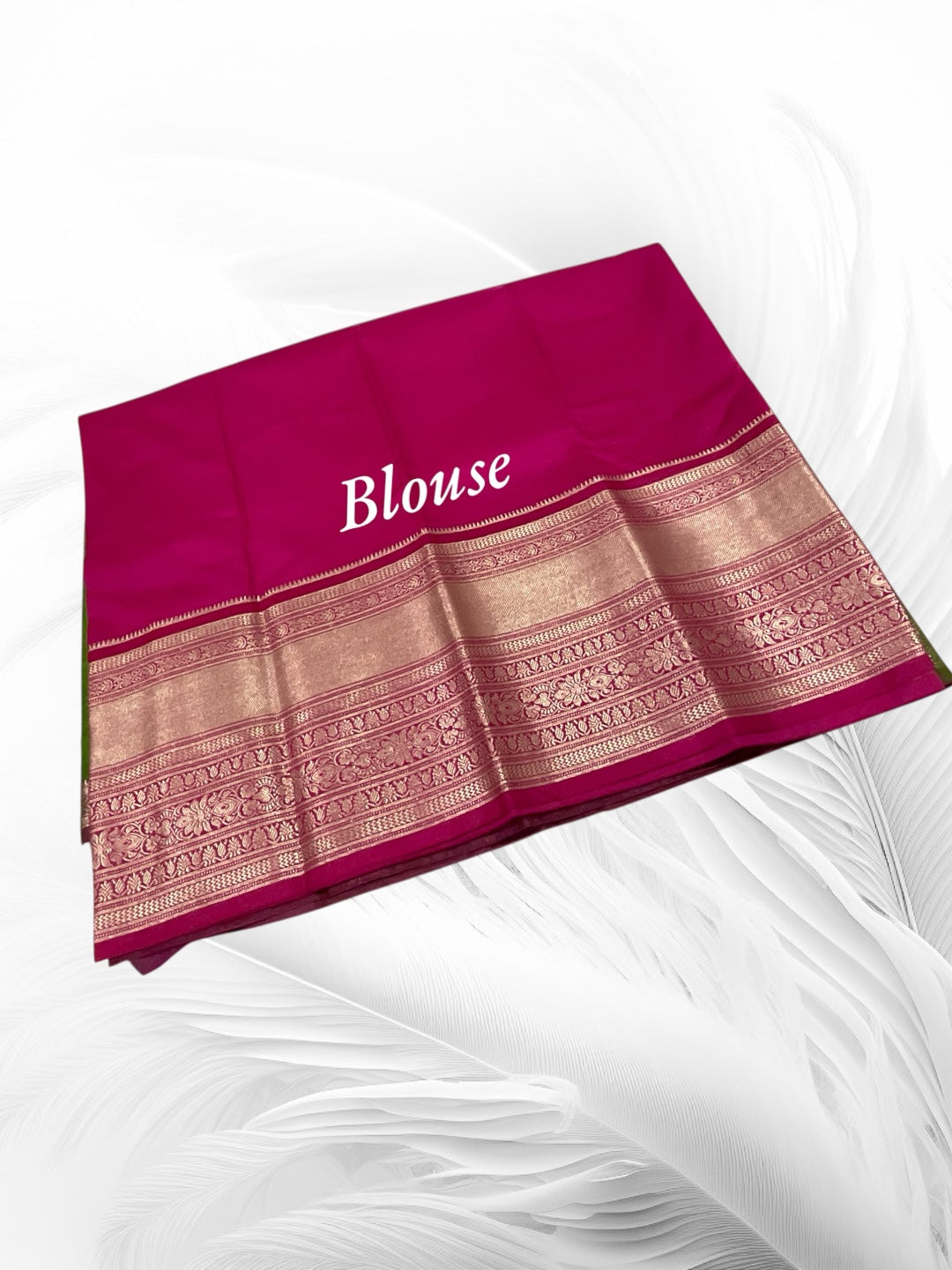 Green and Pink Colour Soft Pattu Saree