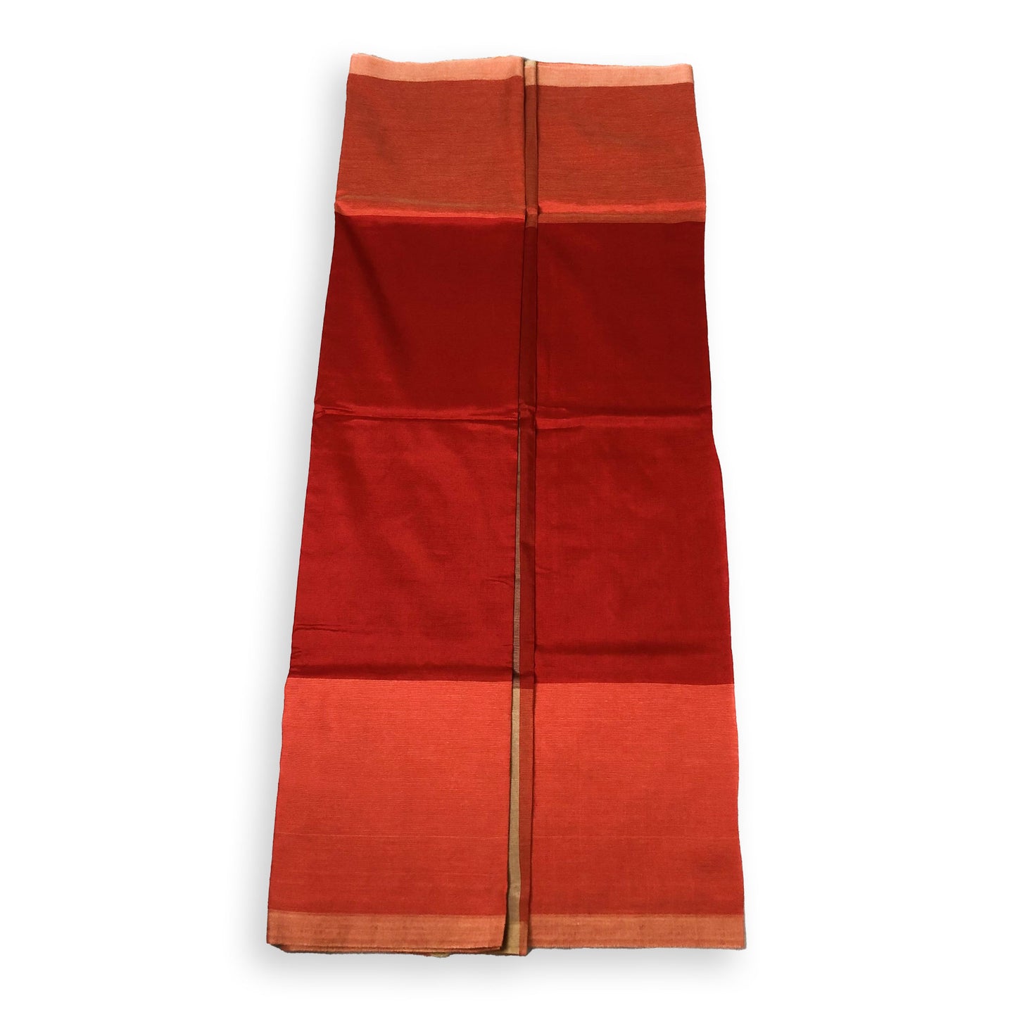 Mangalagiri Orange Semi Pattu Saree